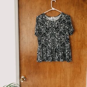 Black and White Shirt